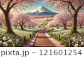 【AI生成画像】桜と富士山AIアートAIイラストAI絵画AI風景画 【AI生成画像】桜と富士山AIアートAIイラストAI絵画AI風景画 121601254