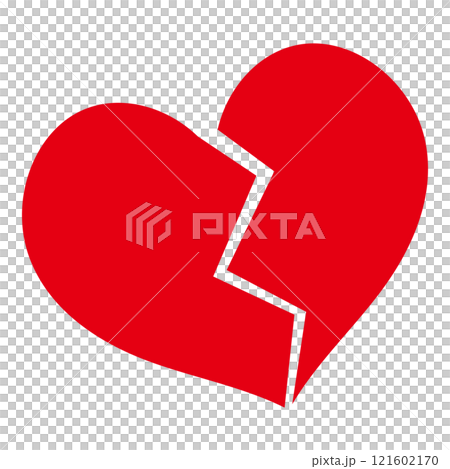 Heartbreak, heartbroken, illustration, red Heartbreak, heartbroken, illustration, red 121602170