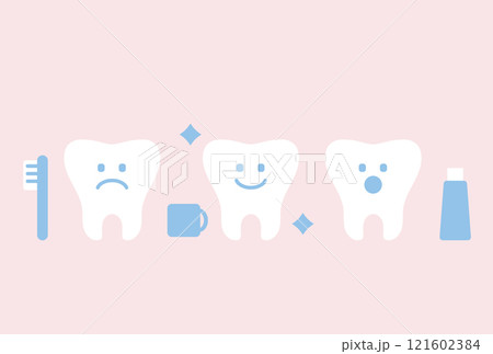 歯のアイコンイラスト 121602384