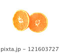 フレッシュなみかん写真の輪切 121603727