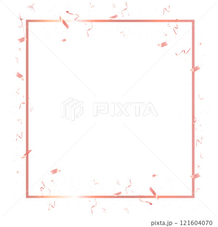 Pink square border transparent background for party, New Year, Christmas Eve countdown celebration events Pink square border transparent background for party, New Year, Christmas Eve countdown celebration events 121604070