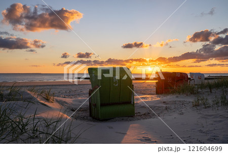 Borkum, East Frisia, North Sea in Lower Saxony, Germany 121604699