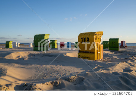 Borkum, East Frisia, North Sea in Lower Saxony, Germany 121604703