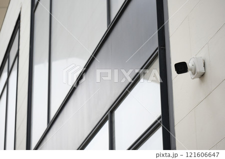 Security Camera Successfully Mounted on the Wall for Optimal Surveillance Purpose and Use Security Camera Successfully Mounted on the Wall for Optimal Surveillance Purpose and Use 121606647
