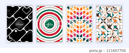 geometric pattern background, vector abstract cover templates 121607708