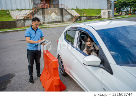 Traffic Control Checkpoint designed to facilitate Vehicle Interaction and ensure safety 121608744