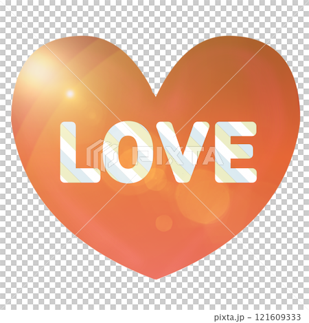 Heart mark 121609333