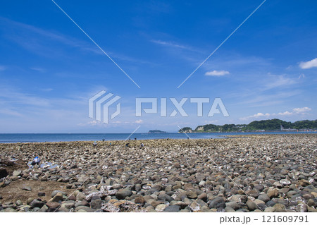 【鎌倉市】干潮時の和賀江島 【鎌倉市】干潮時の和賀江島 121609791