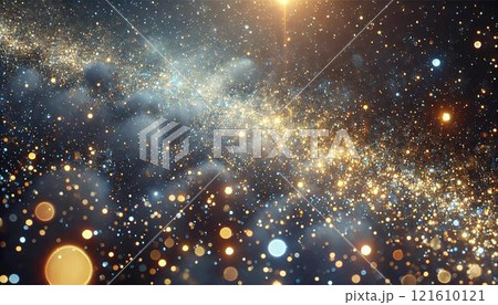 銀河の中で輝く無数の星々 - 神秘的で幻想的な宇宙の風景 121610121