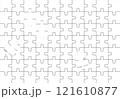 ジグソーパズル　イメージ素材 121610877