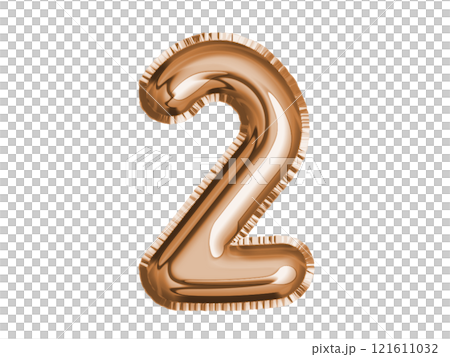 Bronze number two air balloon for baby shower celebrate decoration party Bronze number two air balloon for baby shower celebrate decoration party 121611032