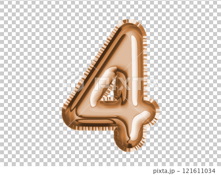 Bronze number four air balloon for baby shower celebrate decoration party Bronze number four air balloon for baby shower celebrate decoration party 121611034