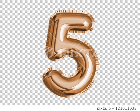Bronze number five air balloon for baby shower celebrate decoration party Bronze number five air balloon for baby shower celebrate decoration party 121611035