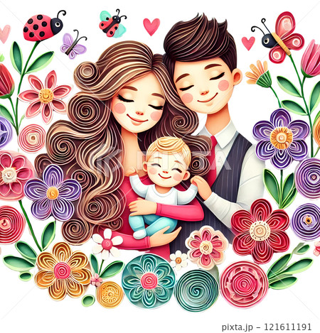 mother and father holding their son 121611191