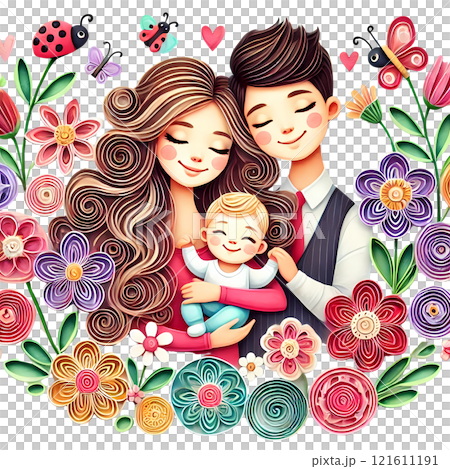 mother and father holding their son 121611191