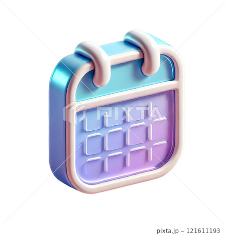 blue calendar icon 121611193