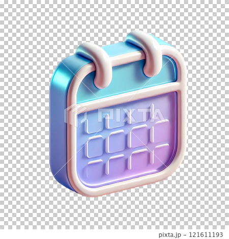 blue calendar icon 121611193