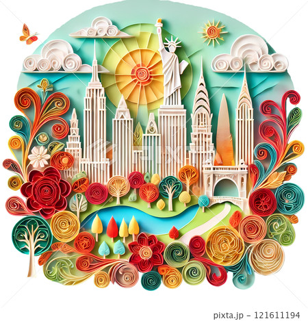 New York City in autumn 121611194