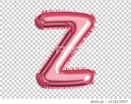 Megenta Pink alphabet Z air balloon for baby shower celebrate decoration party on transparent background Megenta Pink alphabet Z air balloon for baby shower celebrate decoration party on transparent background 121611607