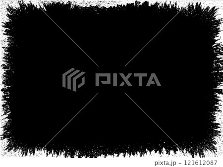 scratch grunge texture border distressed frame background vector illustration vintage wallpaper 121612087