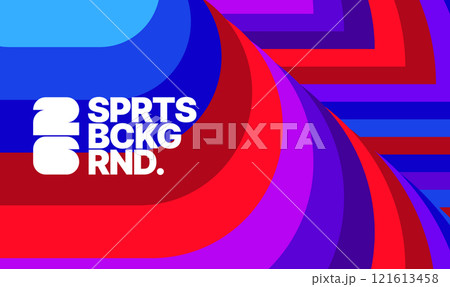 Layout design for sports event of 2026 year.  121613458