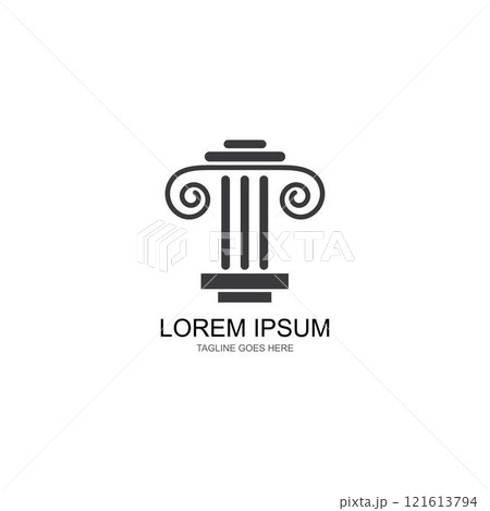 column Logo vector 121613794