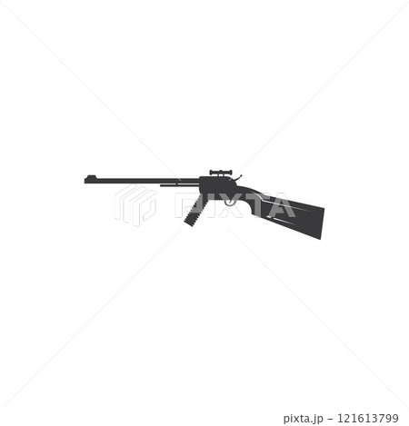 Sniper hunting rifle icons 121613799
