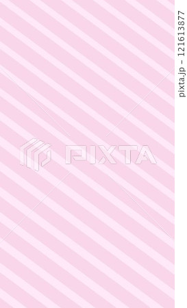 ピンクと白のストライプのシンプルな背景 121613877