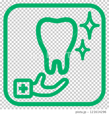 A sign directing people to a dental clinic 121614296