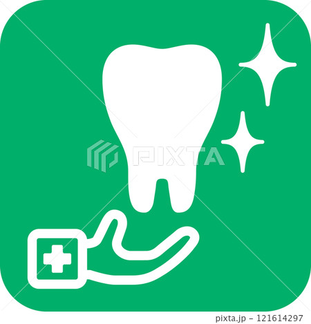 歯科医院を案内する標識 121614297