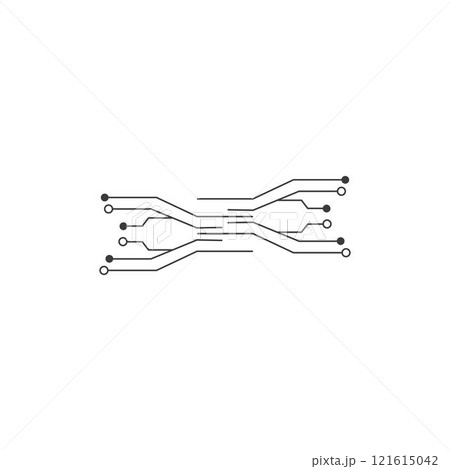 circuit ilustration vector 121615042