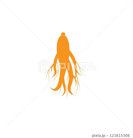 Ginseng vector icon Ginseng vector icon 121615308