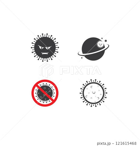 Corona Virus Icon Vector 121615468
