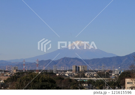 冬の富士山 冬の富士山 121615596