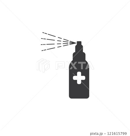 hand sanitizer logo vector 121615799