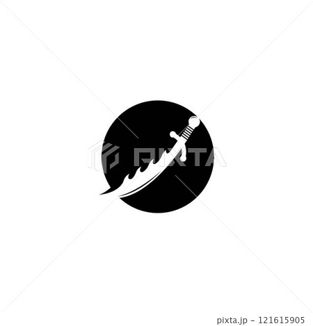 Sword logo vector 121615905