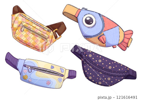 Fanny pack designs with different patterns 121616491