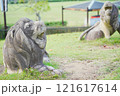 ライオンの石像 121617614