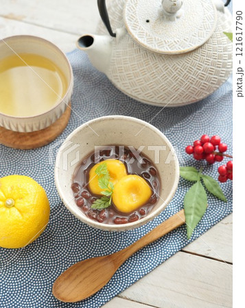冬至に食べる料理 冬至かぼちゃ白玉 冬至に食べる料理 冬至かぼちゃ白玉 121617790