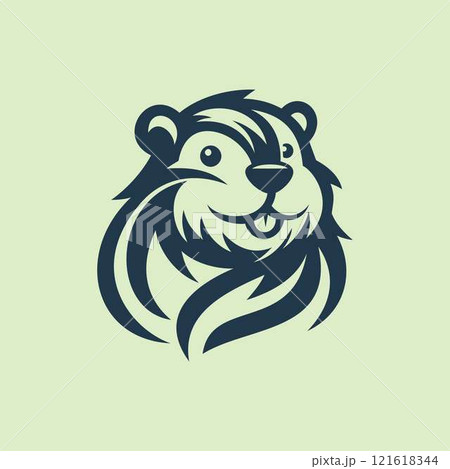 Artistic Beaver, Logo Creative Mascot 121618344