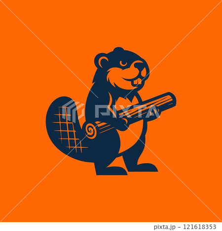 Whimsical Beaver, Logo Playful Essence Whimsical Beaver, Logo Playful Essence 121618353