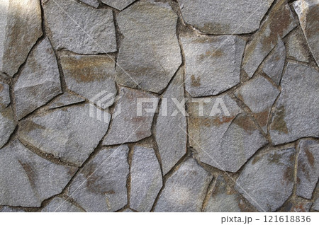 乱形石の石積擁壁壁5 121618836