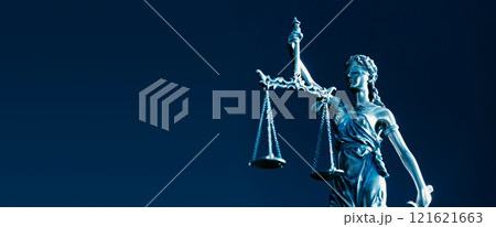 Lady Justice statue. Law and justice concept 121621663