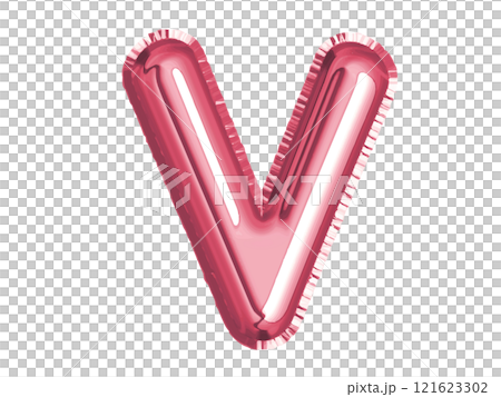 Megenta Pink alphabet V air balloon for baby shower celebrate birthday decoration party on transparent background Megenta Pink alphabet V air balloon for baby shower celebrate birthday decoration party on transparent background 121623302