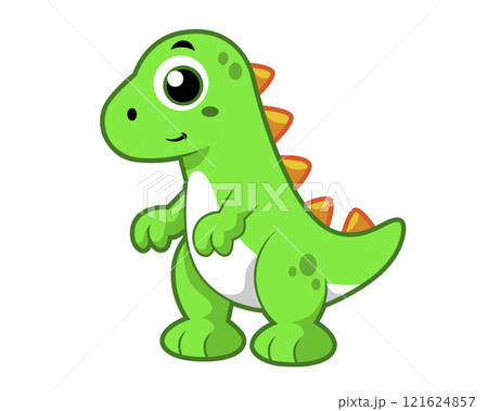 Cute illustration of Tyrannosaurus Rex. Cute illustration of Tyrannosaurus Rex. 121624857