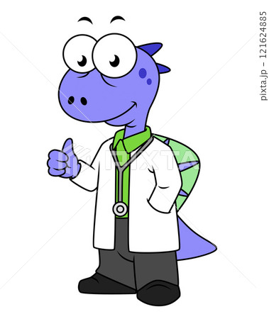 Illustration of a Spinosaurus doctor. Illustration of a Spinosaurus doctor. 121624885