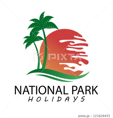 My Real Holiday logo vector design 121626455