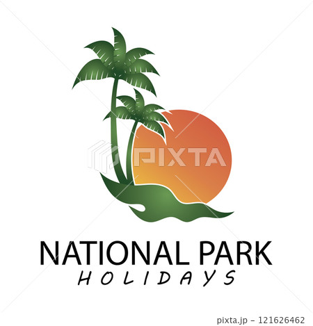 My Real Holiday logo vector design 121626462