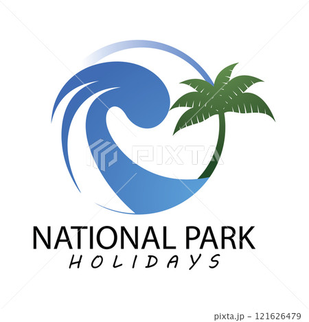 My Real Holiday logo vector design 121626479