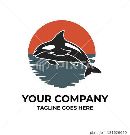 Killer Whale Vector Logo Killer Whale Vector Logo 121626650